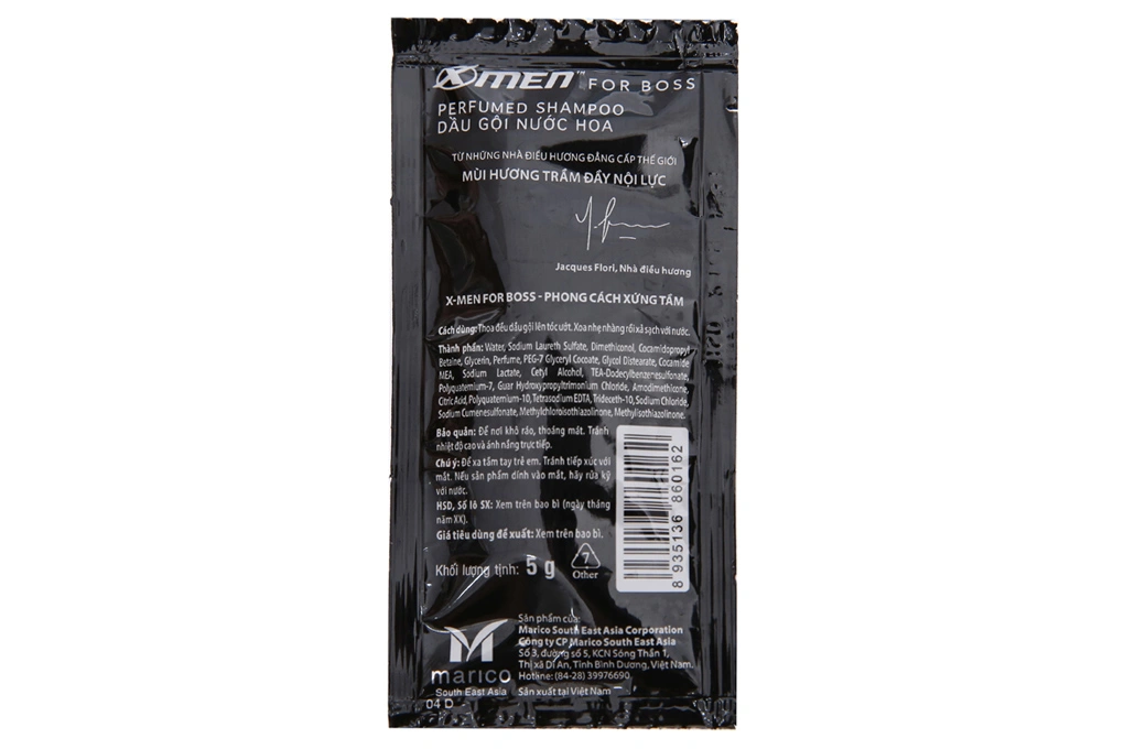 Dầu gội X-men For Boss Intense dưỡng tóc mềm mượt dây 10 gói - 2