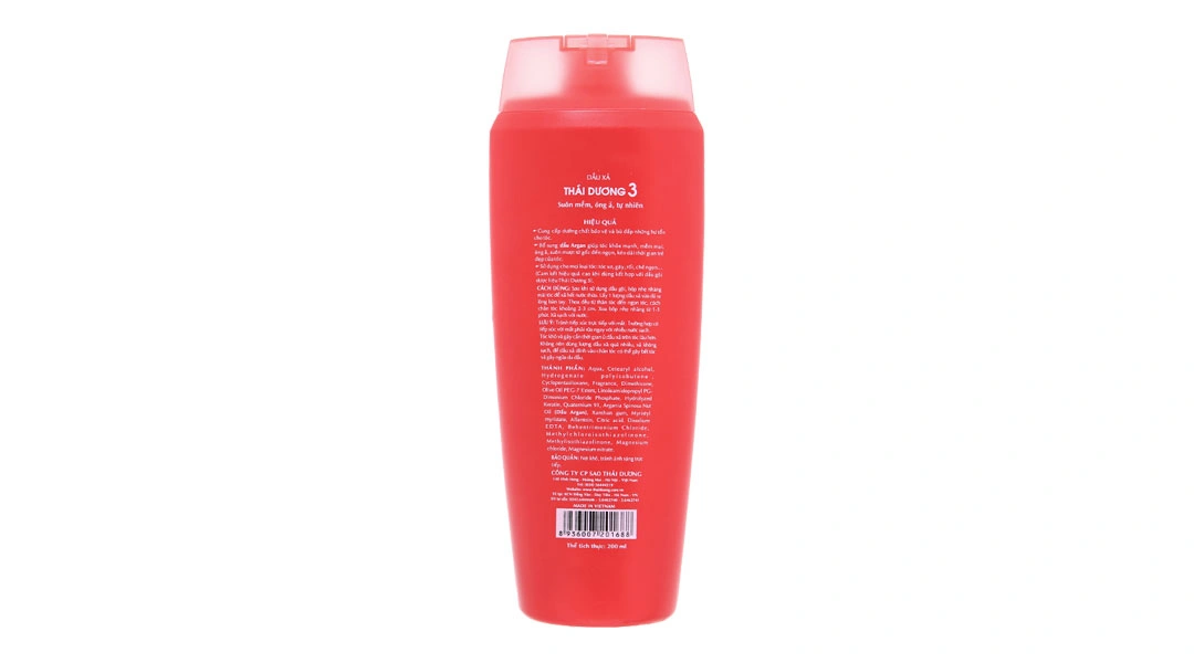 Dầu xả Thái Dương 3 hương hoa suôn mềm, óng ả, tự nhiên - 1