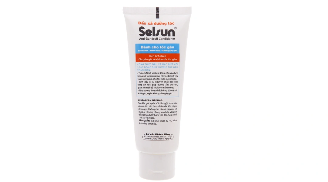 Dầu xả Selsun suôn khoẻ, mềm mượt dành cho tóc gàu tuýp 100ml - 2