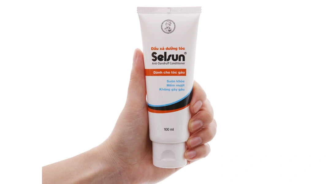 Dầu xả Selsun suôn khoẻ, mềm mượt dành cho tóc gàu tuýp 100ml - 3