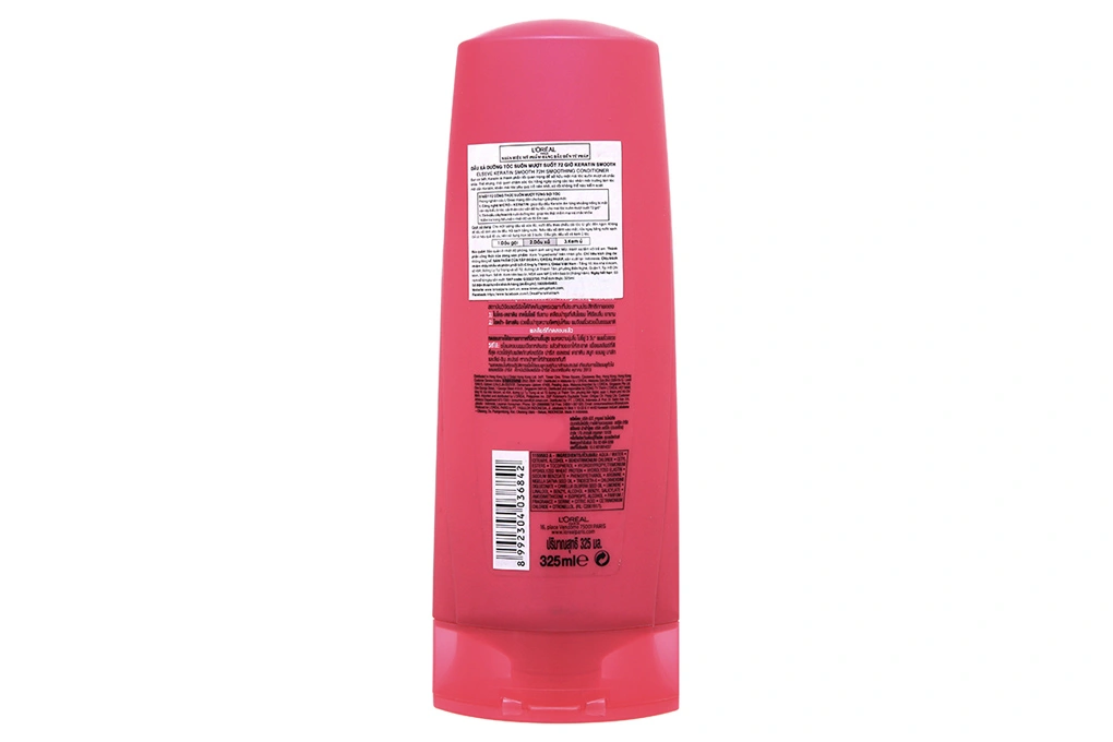 Dầu xả L'Oréal Paris Elseve Karatin Smooth 72h tóc suôn mượt chai 325ml - 1