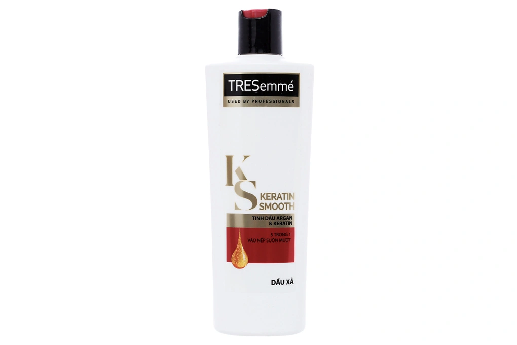 Dầu xả TRESemmé Keratin Smooth 5 in 1 giúp tóc vào nếp suôn mượt chai 340g - 