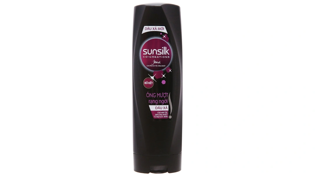 Dầu xả Sunsilk Co-Creations Jaurd bồ kết óng mượt rạng ngời chai 327ml - 