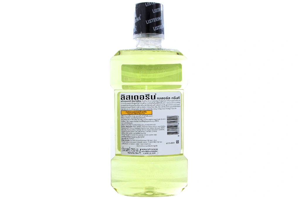 Nước súc miệng Listerine Natural Green Tea ngừa mảng bám chai 750ml - 1
