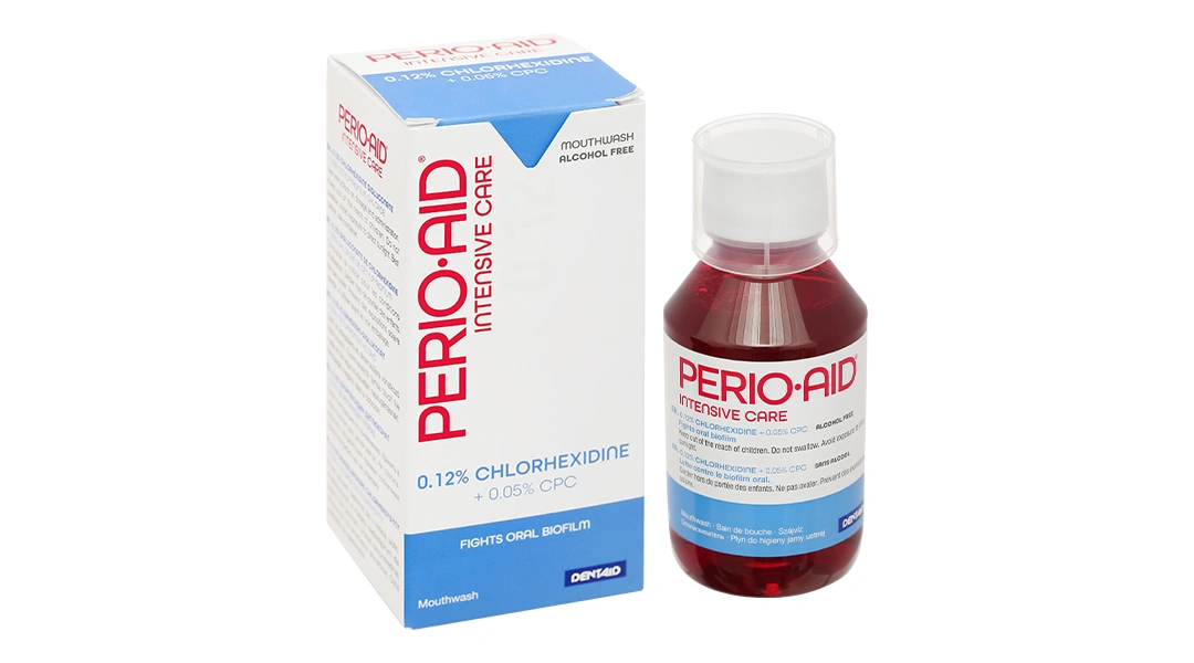 Nước súc miệng Perio-Aid Intensive Care giúp nướu răng chắc khỏe chai 500ml - 7