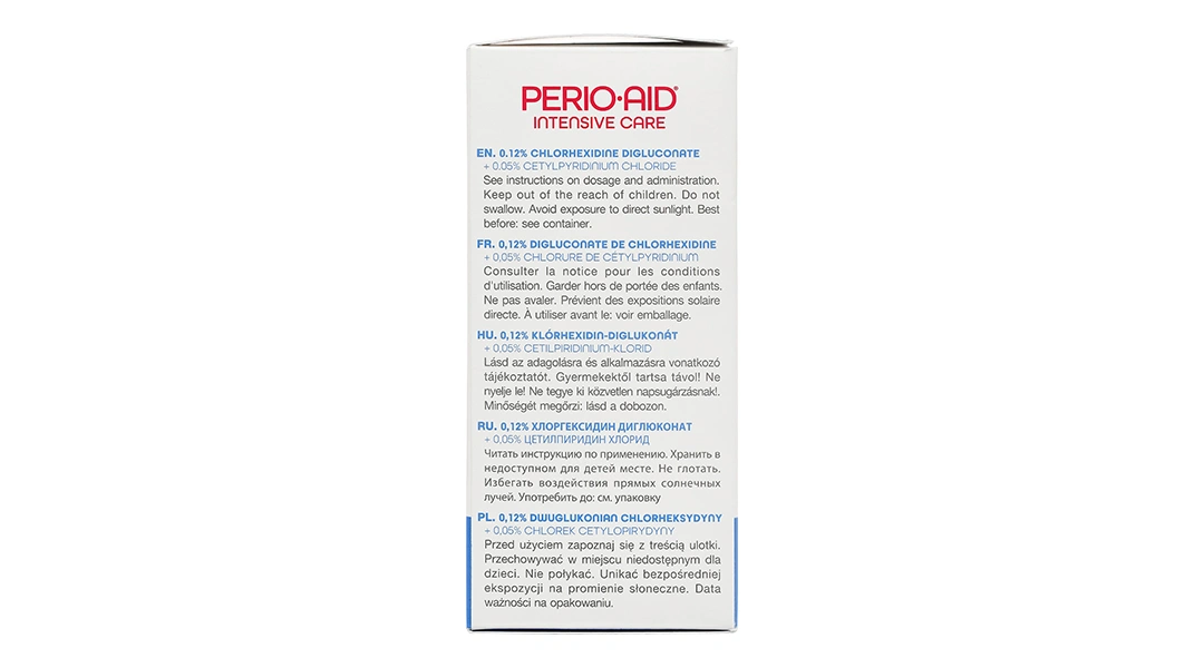 Nước súc miệng Perio-Aid Intensive Care giúp nướu răng chắc khỏe chai 500ml - 10