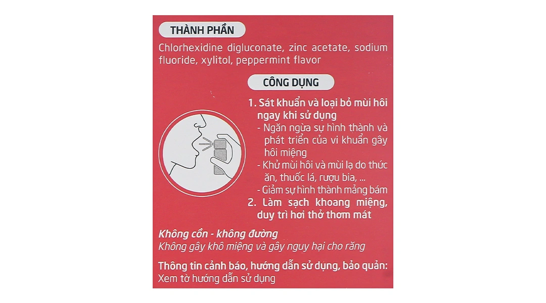Xịt sát khuẩn khoang miệng Medoral Active giúp hơi thở thơm mát chai 10ml - 4