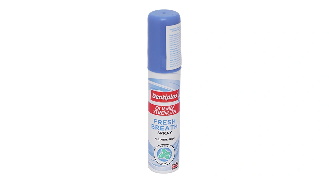 Xịt thơm miệng Dentiplus Double Strength không cồn nhân đôi hiệu quả diệt khuẩn chai 25ml - 
