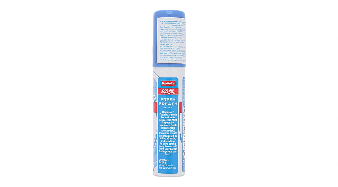 Xịt thơm miệng Dentiplus Double Strength không cồn nhân đôi hiệu quả diệt khuẩn chai 25ml - 1