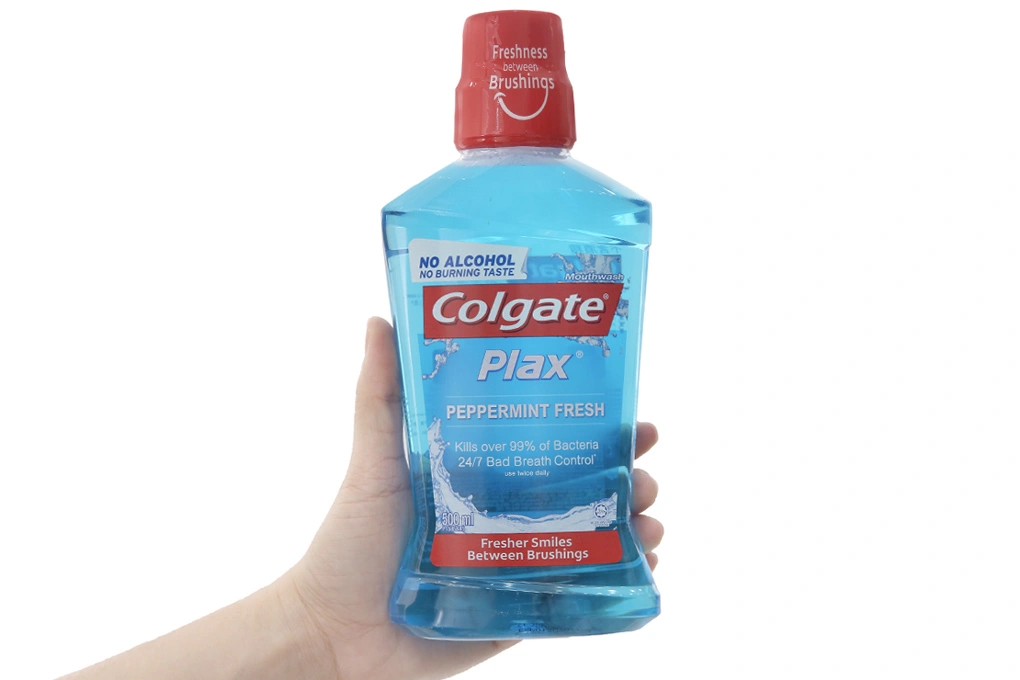 Nước súc miệng Colgate Plax Peppermint Fresh mát lạnh chai 500ml - 2