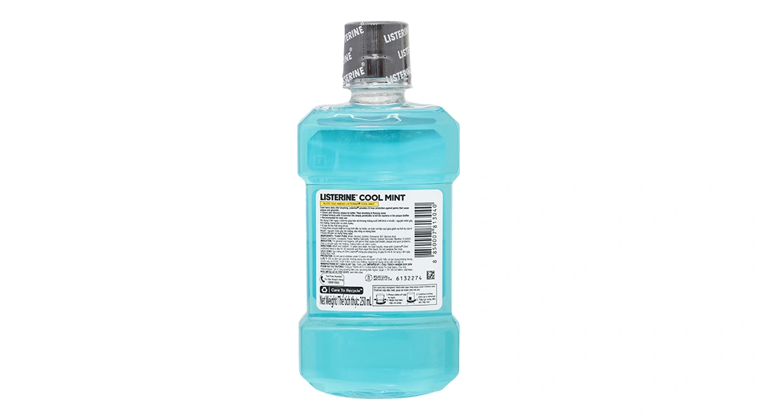 Nước súc miệng Listerine Cool Mint giúp hơi thở thơm mát chai 750ml - 7