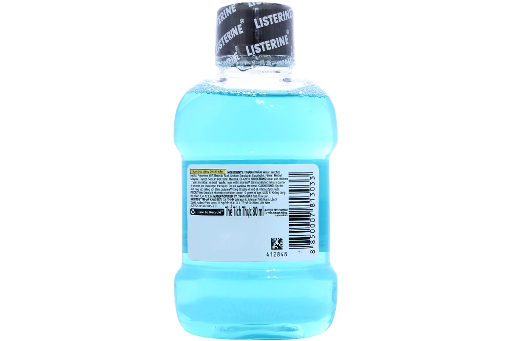 Nước súc miệng Listerine diệt khuẩn chai 80ml - 1