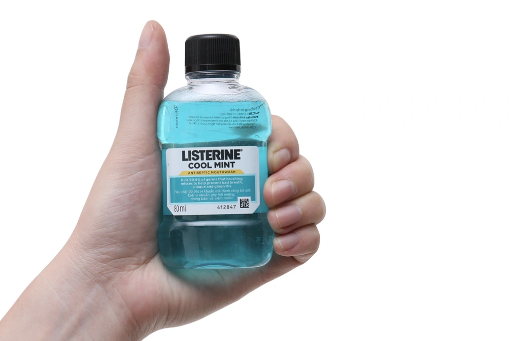 Nước súc miệng Listerine diệt khuẩn chai 80ml - 2