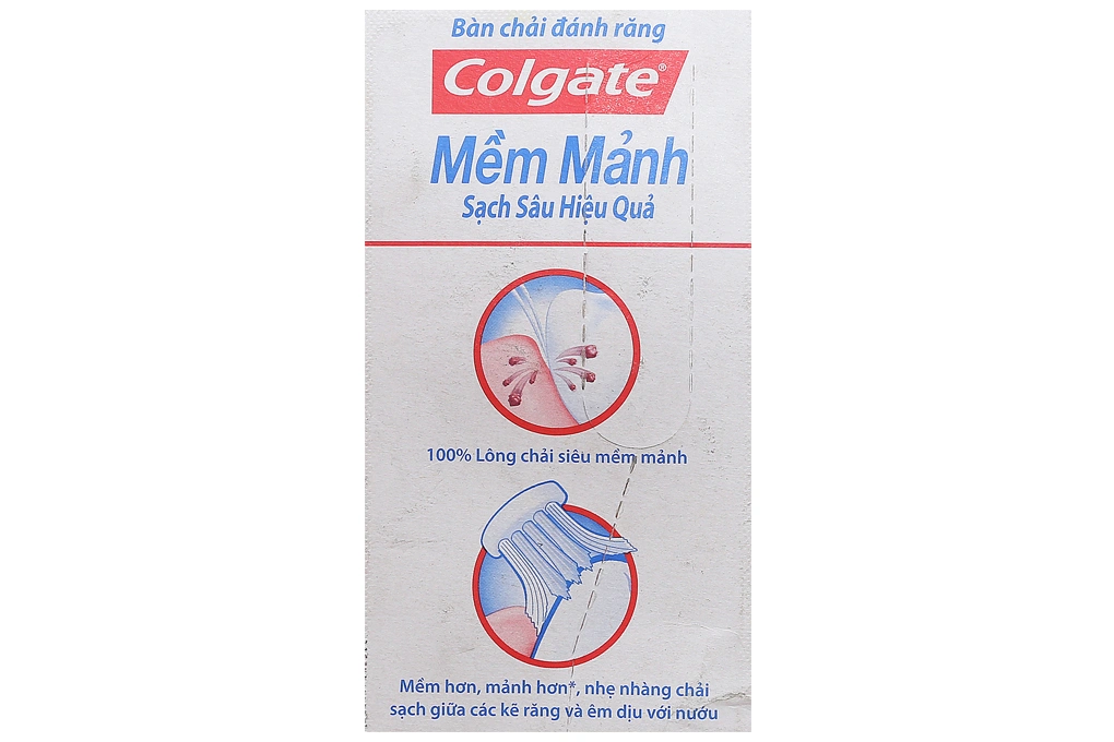 Bàn chải đánh răng Colgate siêu mềm mảnh vỉ 3 cây - 1