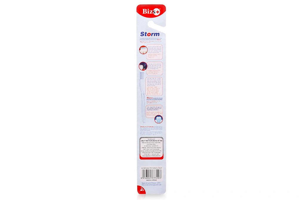 Bàn chải đánh răng Bizs+ Storm siêu mềm 1 cái - 1