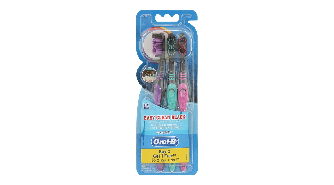 Bàn chải đánh răng Oral-B siêu mềm vỉ 3 cây - 