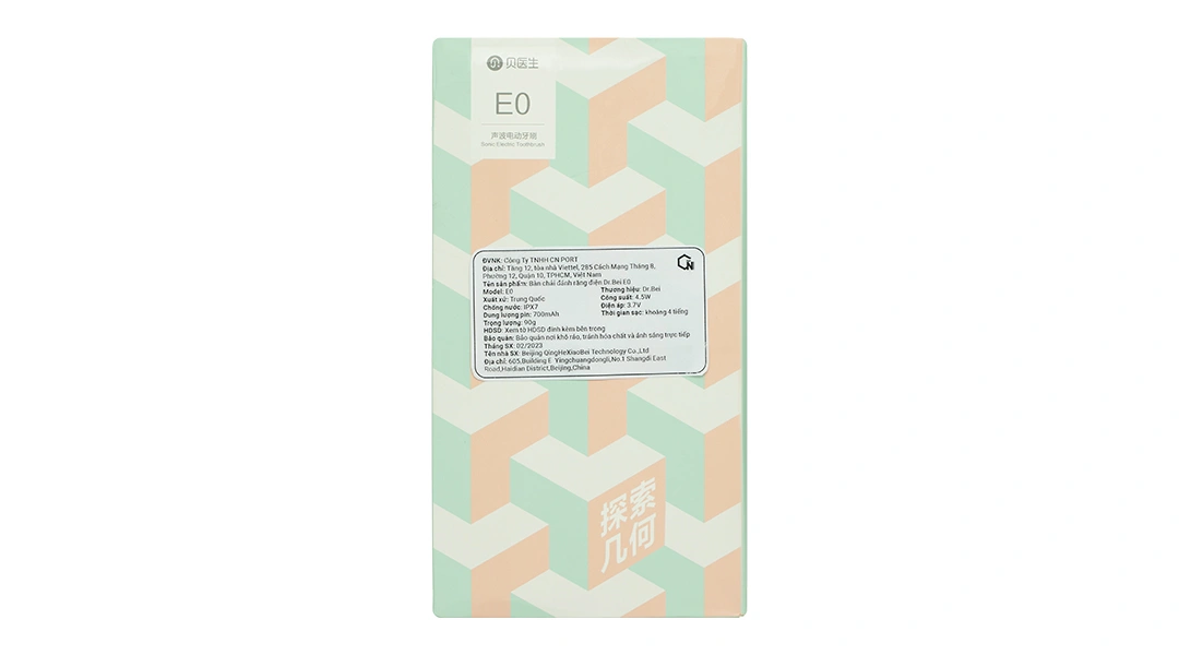 Bàn chải đánh răng điện Dr.Bei E0 - 1
