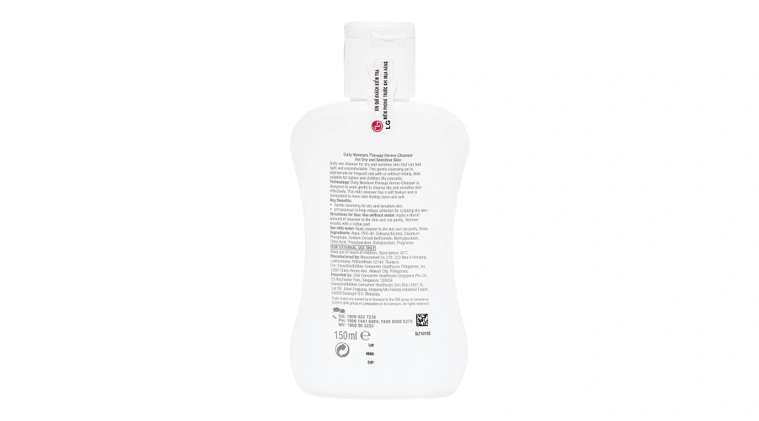 Sữa rửa mặt Physiogel Dermo-Cleanser cho da khô, nhạy cảm chai 150ml - 5