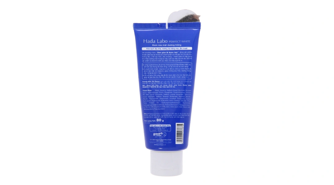 Kem rửa mặt Hada Labo Perfect White dưỡng trắng tuýp 80g - 1