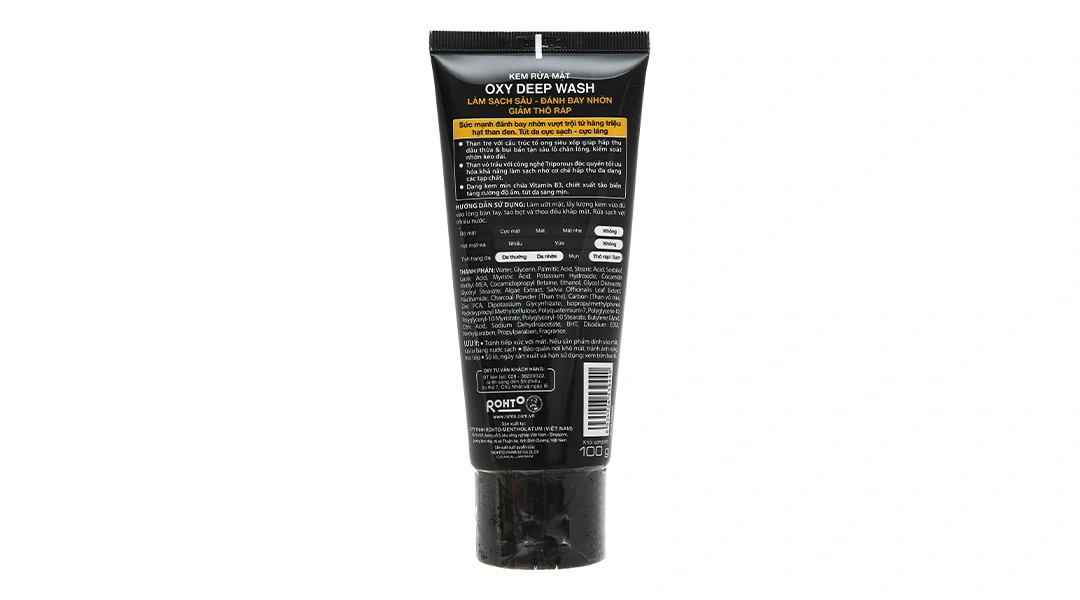 Kem rửa mặt Oxy Deep Wash Cream Formula sạch sâu tuýp 100g - 1