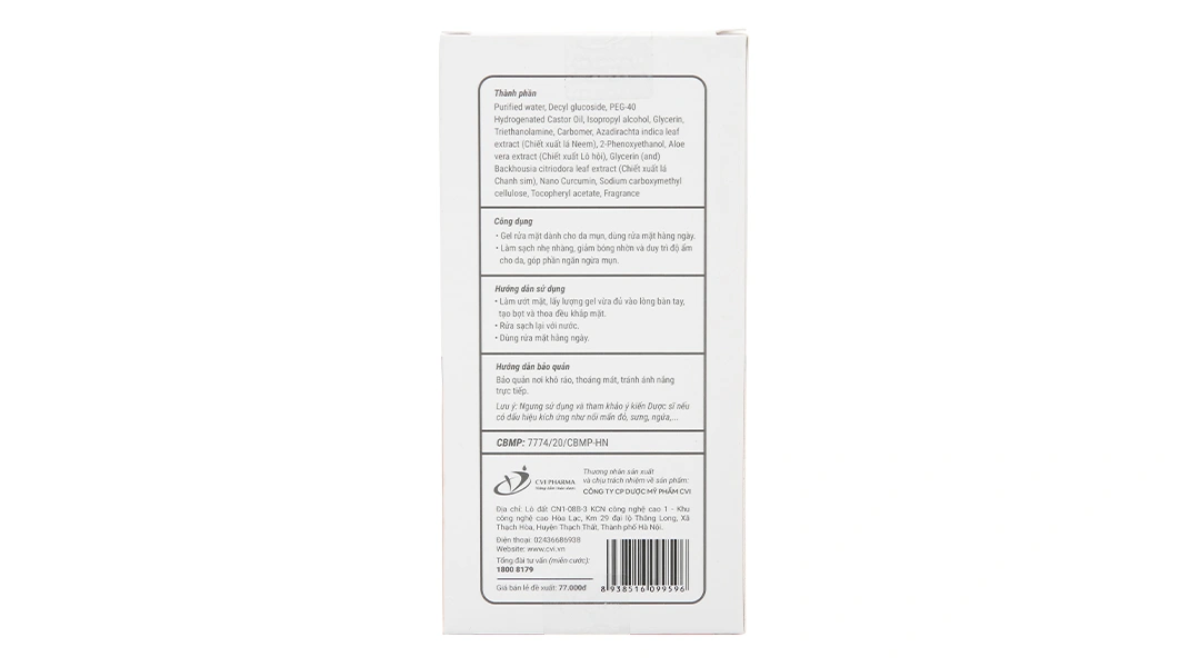 Gel rửa mặt Decumar Anti-acne Oil Control giảm nhờn cho da mụn tuýp 50g - 3