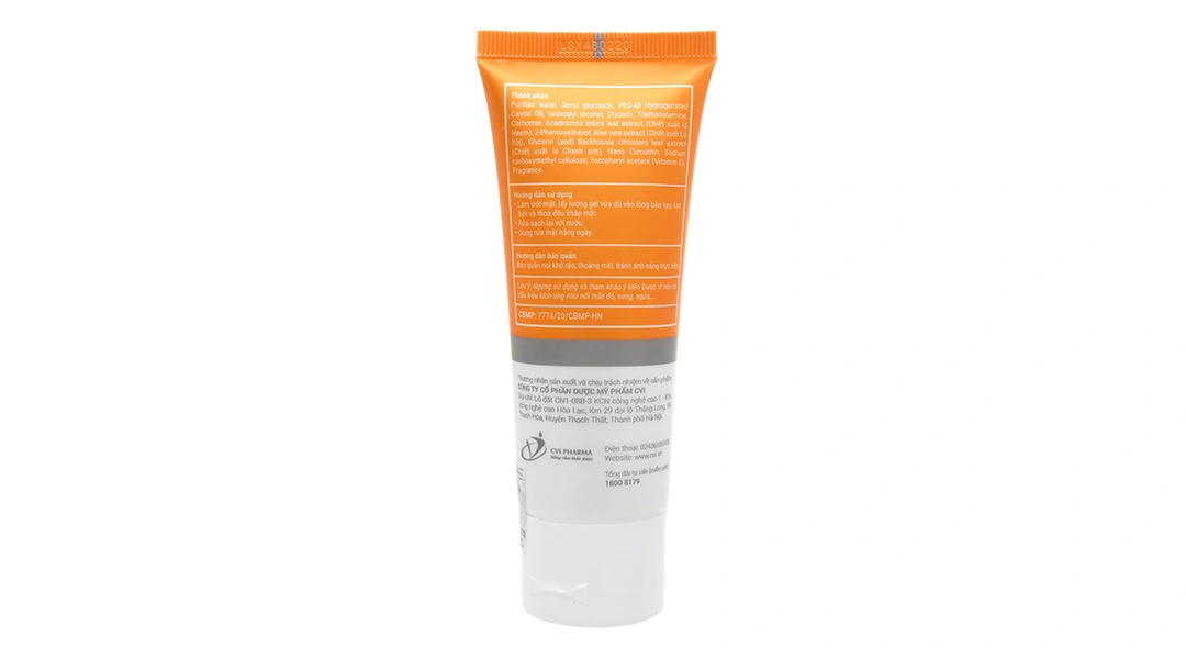 Gel rửa mặt Decumar Anti-acne Oil Control giảm nhờn cho da mụn tuýp 50g - 7