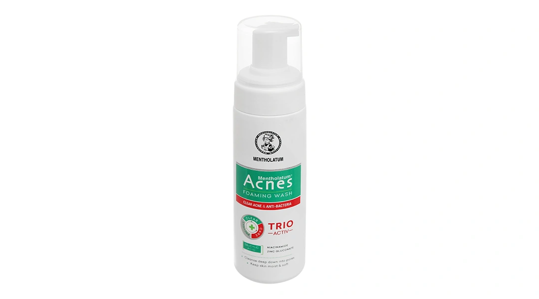 Dung dịch tạo bọt Acnes Trio Activ ngăn ngừa mụn chai 150ml - 