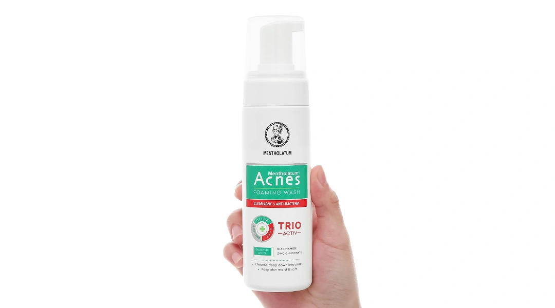 Dung dịch tạo bọt Acnes Trio Activ ngăn ngừa mụn chai 150ml - 3