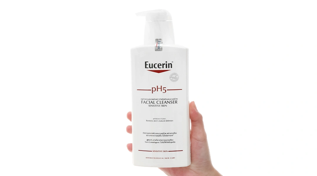 Sữa rửa mặt Eucerin pH5 Facial Cleanser làm sạch sâu cho da nhạy cảm chai 100ml - 8