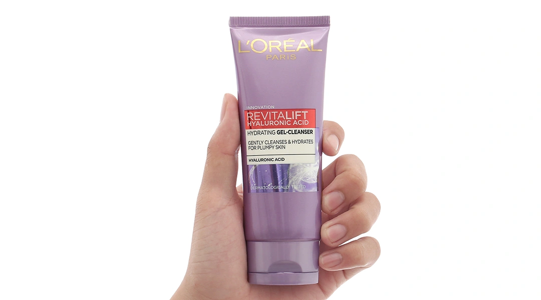 Sữa rửa mặt L'oreal Paris Revitalift Hyaluronic Acid cấp ẩm, mịn da tuýp 100ml - 3