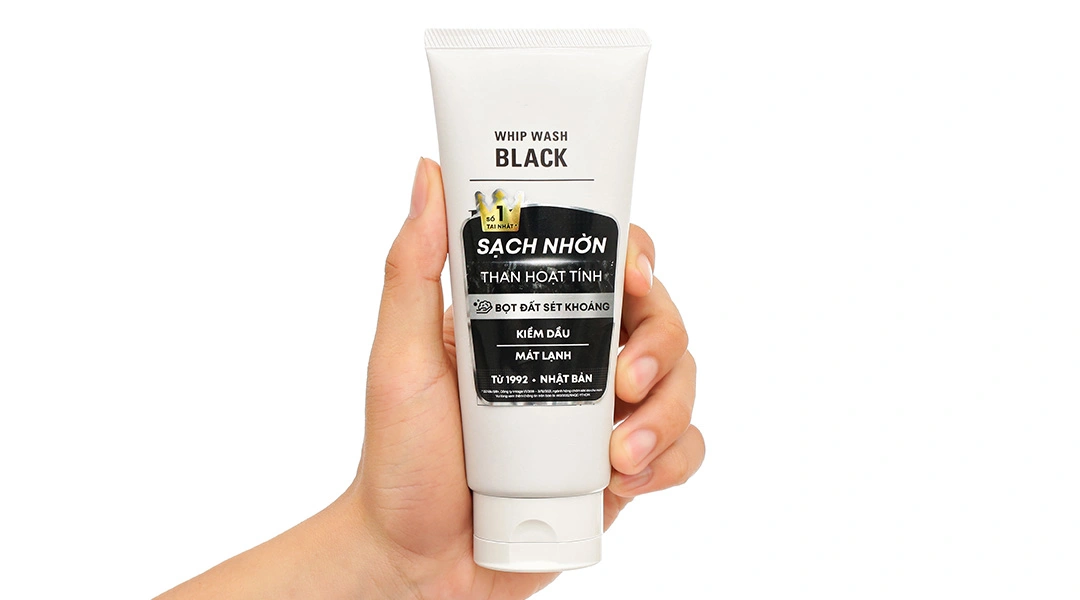Sữa rửa mặt UNO Whip Wash Black than hoạt tính, sạch nhờn, ngừa mụn tuýp 130g - 3