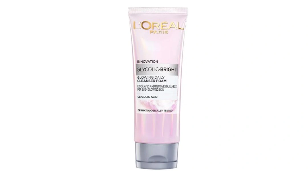 Sữa rửa mặt L'oreal Paris Glycolic Bright làm sáng da tuýp 100ml - 