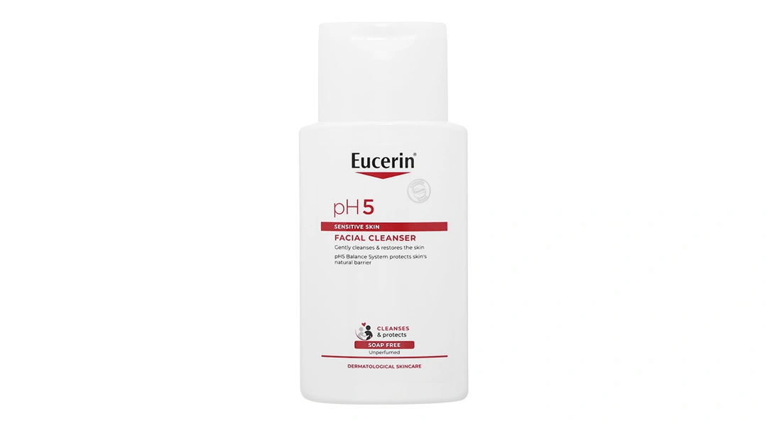 Sữa rửa mặt Eucerin pH5 Facial Cleanser làm sạch sâu cho da nhạy cảm chai 100ml - 