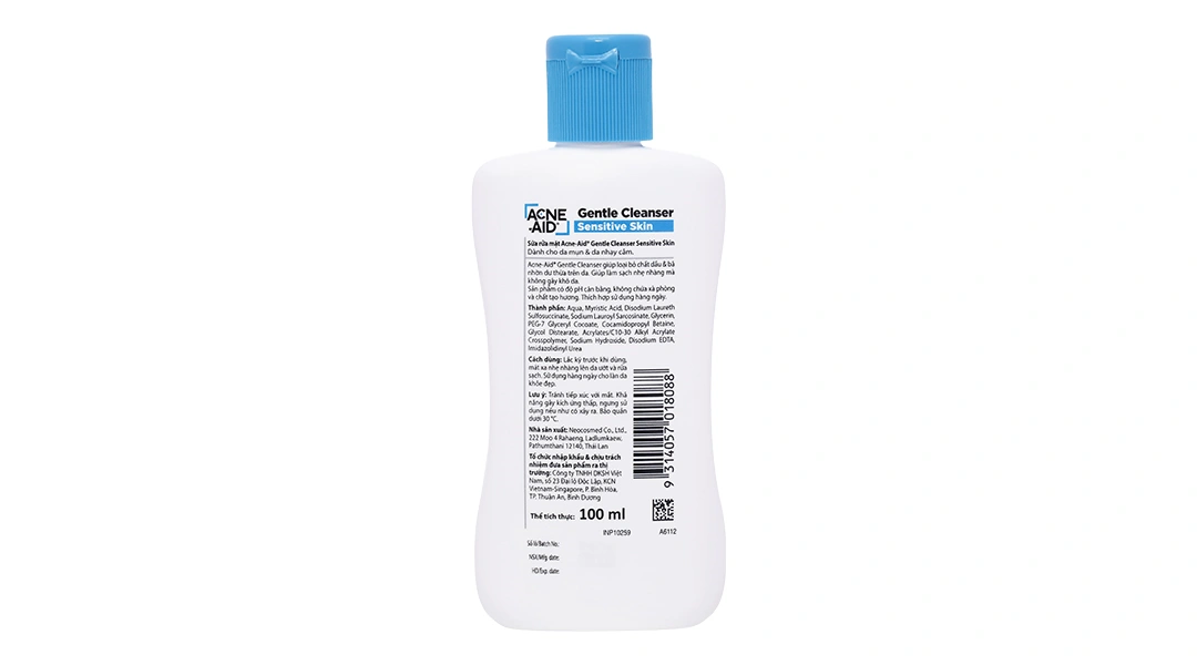 Sữa rửa mặt Acne- Aid Gentle Cleanser làm sạch cho da mụn, nhạy cảm chai 100ml - 1