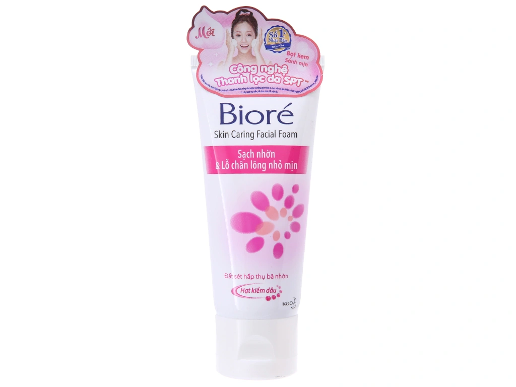Sữa rửa mặt Biore thu nhỏ lỗ chân lông tuýp 50g - 