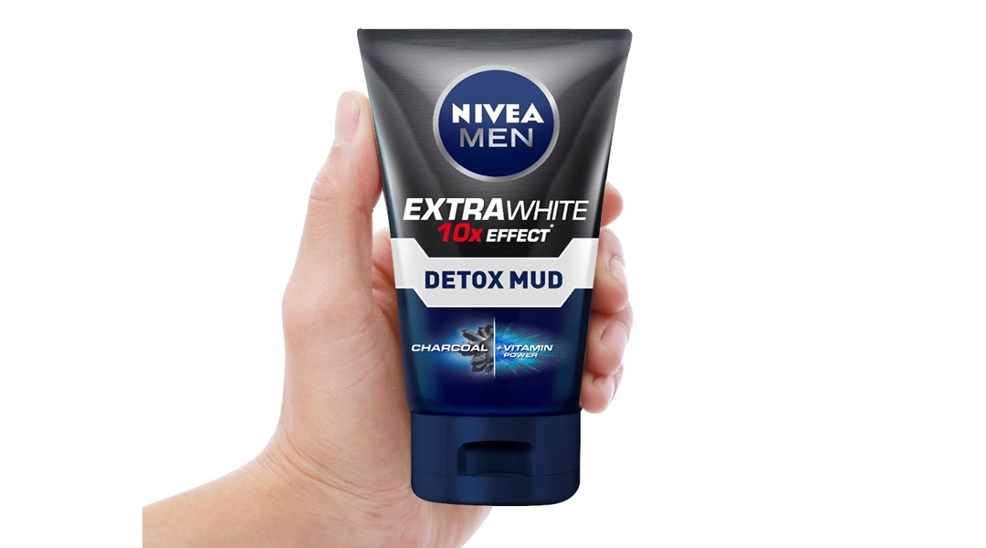 Sữa rửa mặt Nivea Men Detox Mud giúp sáng da, mờ thâm mụn tuýp 100g - 1