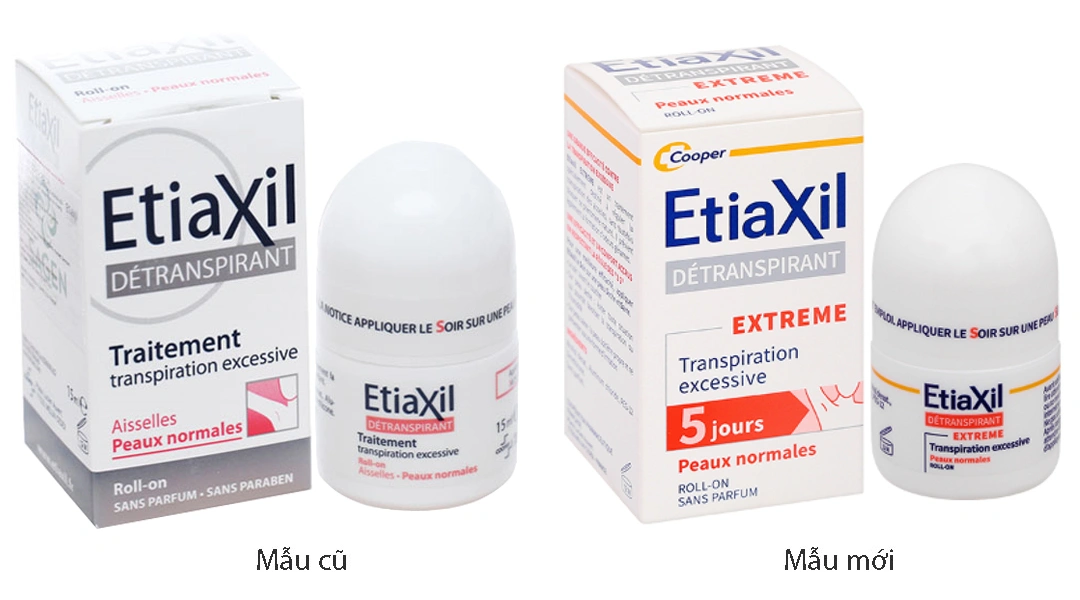 Lăn khử mùi Etiaxil giúp khử mùi hôi dưới cánh tay cho da thường chai 15ml - 