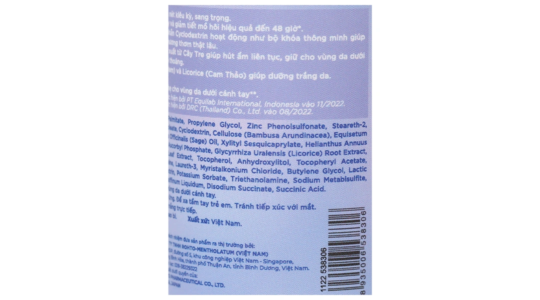 Lăn khử mùi Refre Whitening Perfume hương sang trọng chai 40 ml - 6