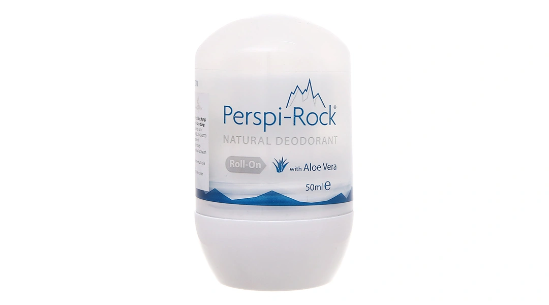 Lăn khử mùi Perspi-Rock Natural Deodorant chiết xuất lô hội chai 50 ml - 