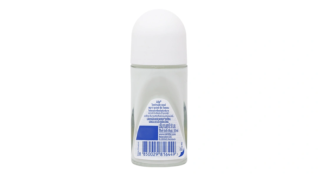 Lăn khử mùi Nivea Brightening & Smooth Vitamin C se khít lỗ chân lông chai 50ml - 1