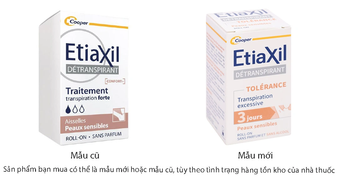 Lăn khử mùi Etiaxil giúp khử mùi hôi dưới cánh tay cho da siêu nhạy cảm chai 15ml - 