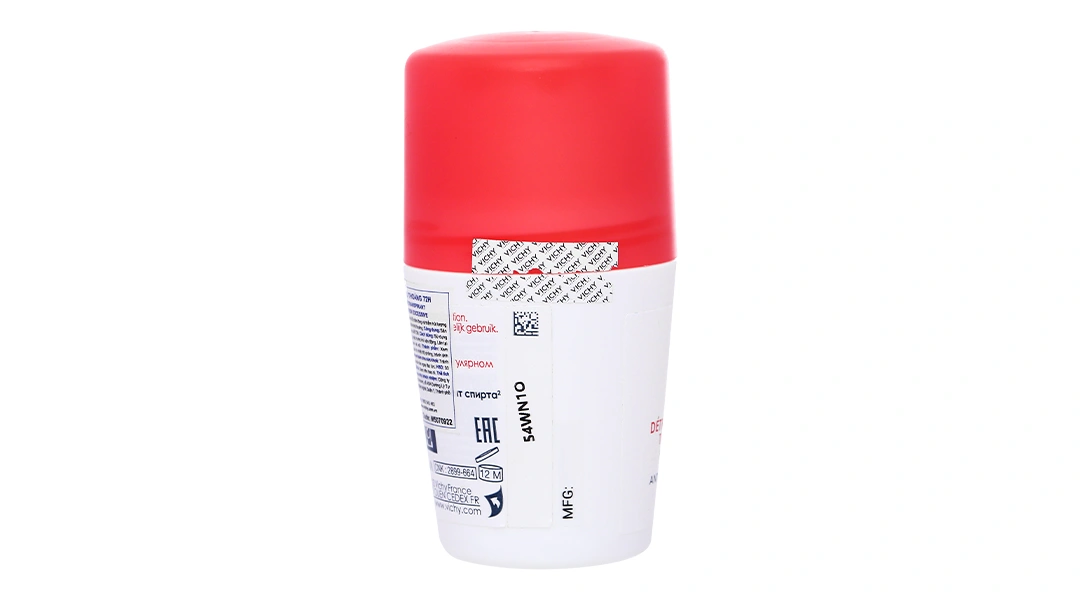 Lăn khử mùi Vichy ngăn mồ hôi, giúp khô thoáng suốt 72h chai 50ml - 3