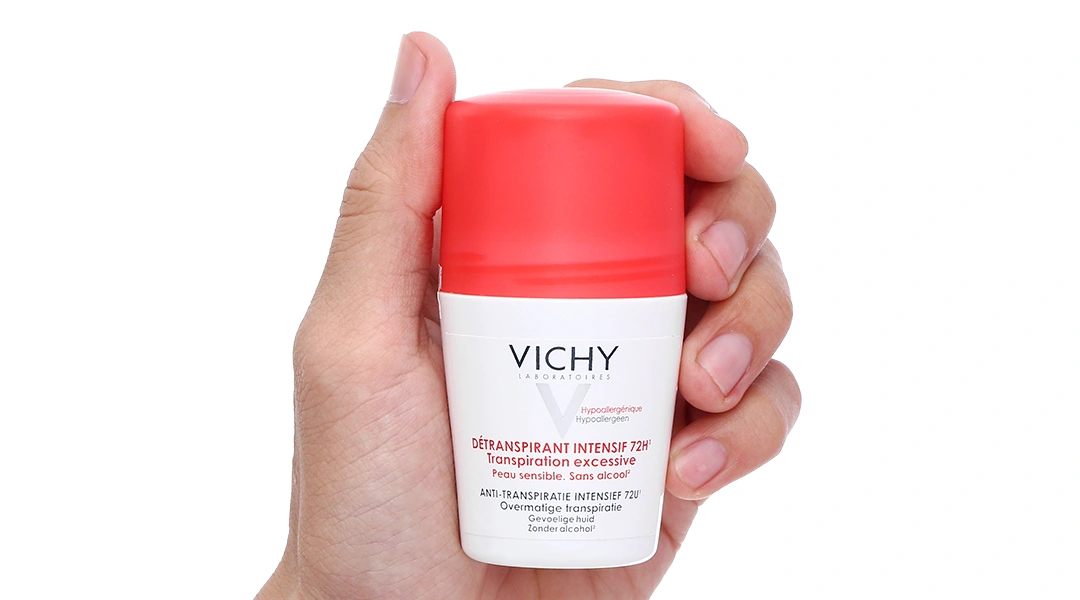 Lăn khử mùi Vichy ngăn mồ hôi, giúp khô thoáng suốt 72h chai 50ml - 5