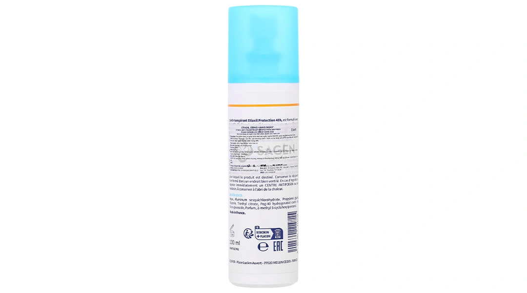 Xịt khử mùi Etiaxil Déodorant Anti-Transpirant 48h khử mùi hôi chân chai 100ml - 7