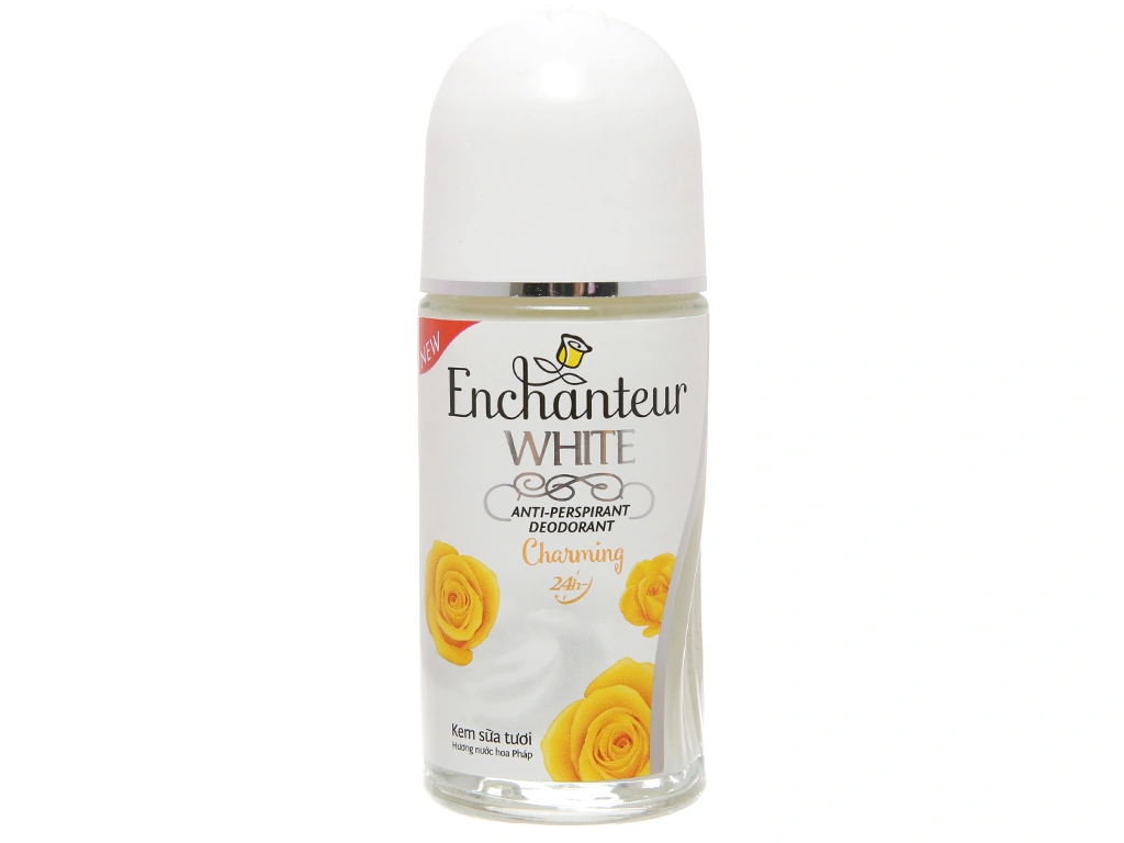 Lăn khử mùi Enchanteur White Charming chai 50ml - 