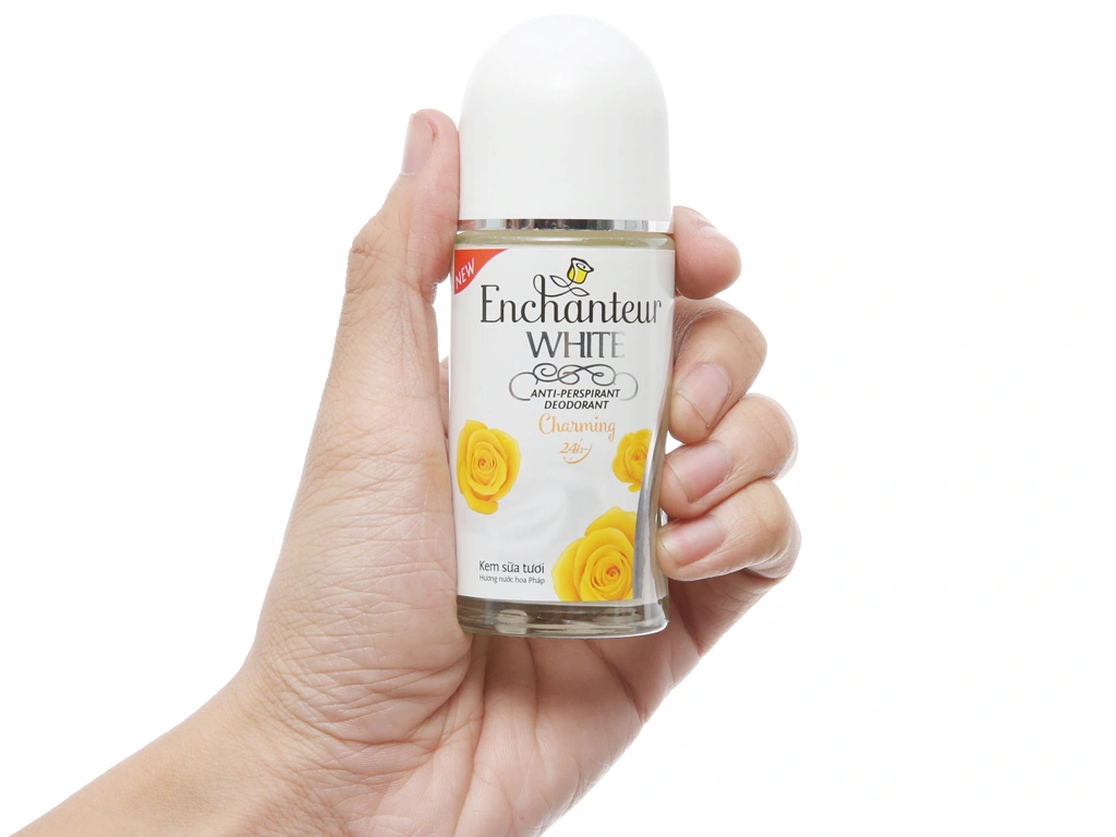 Lăn khử mùi Enchanteur White Charming chai 50ml - 3