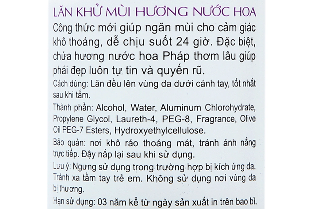 Lăn khử mùi Enchanteur Deluxe Sensation hương nước hoa chai 50ml - 4