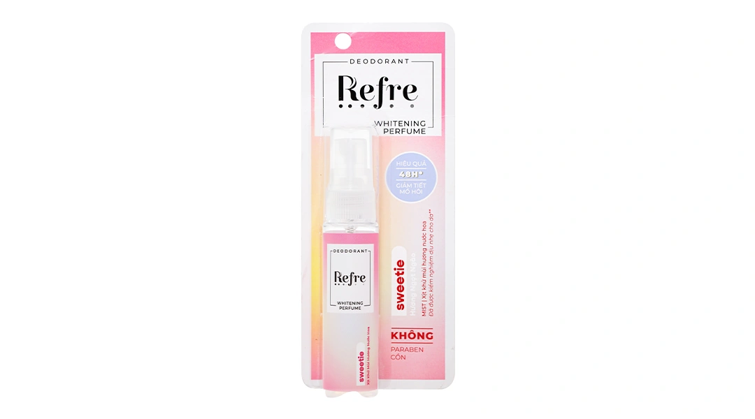 Xịt khử mùi Refre Whitening Perfume hương ngọt ngào chai 30ml - 1