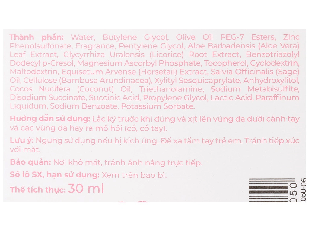 Xịt khử mùi Refre Whitening Perfume hương ngọt ngào chai 30ml - 5