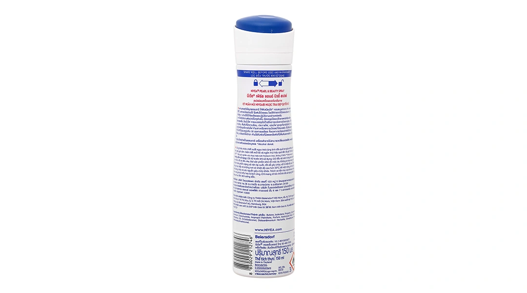 Xịt khử mùi Nivea Pearl & Beauty khử mùi, ngăn mồ hôi 48h chai 150ml - 1
